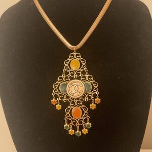 #189 Upcycled Statement Necklace